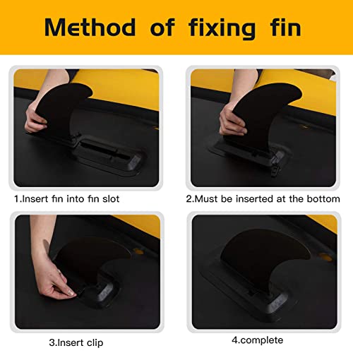 Freein Kayak|Emergency Boat| 1-2 Person Professional Series Lightweight Inflatable Kayak Sit-In Kayak Set With Paddle | Seat | Fin | High Output Air Pump | Carry Bag 10'6"&12'6"… #TOP5