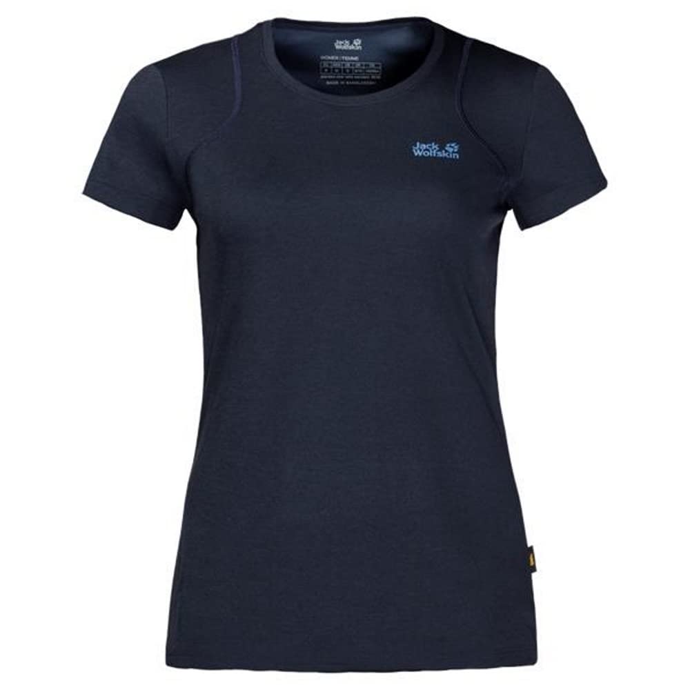 Jack Wolfskin Sky Range T-Shirt Femme Midnight Blue FR: 2XL (Taille Fabricant: 6)