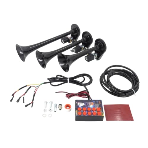 Control de sonido múltiple de 24V para bocina de 3 tubos súper potente