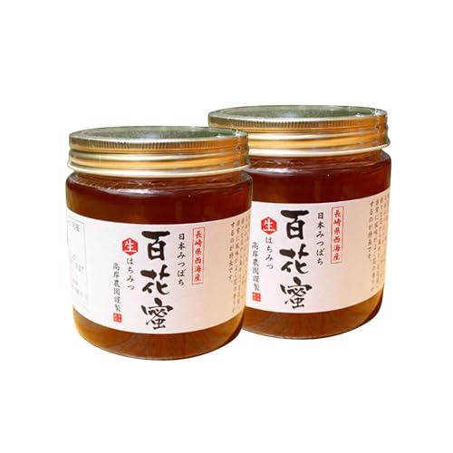 高岸農園 天然蜂蜜 「百花蜜」 計800g(400g×2個) CCH002 長崎県 西海市 ふるさと納税 ハニー はちみつ 国産