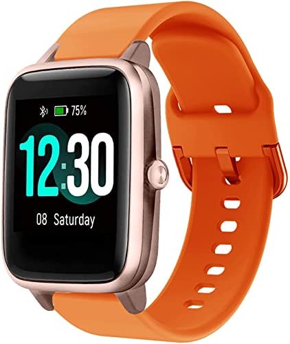 Watch Strap for ID205l19mm Band Compatible with LETSCOM, Letsfit, LIFEBEE, Willful and TEMINICE Model No.ID205L,ID205S,ID205G, ID215G,SW025,SW023,SW021,SW020,TE021,TE020,YM023,YM021,YM020