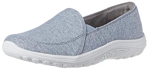 Skechers Women's Loafer Flat, Grey, 7 M US