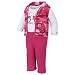Carhartt Girls' 3 Piece Gift Set, Raspberry Rose, 24 Months