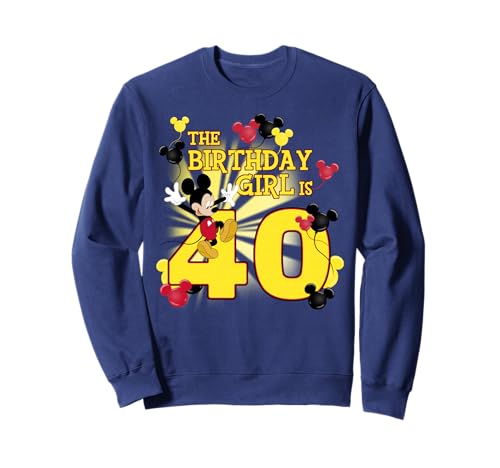 Sweatshirt Mickey Disney 40e anniversaire pour une fête en famille