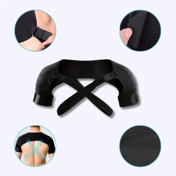 haltungshelfer VerteBalance Pro Haltungskorrektur Komfortable, Verstellbare Rückenstütze für Oberen Rücken, Hals und Schultern