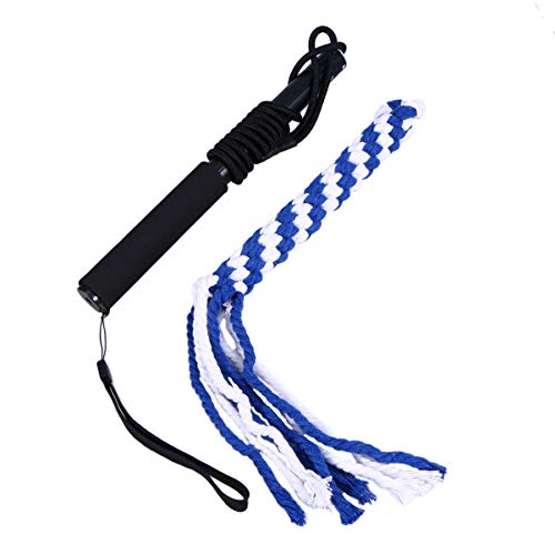 Tehaux Brinquedo interativo para cães extensível, varinha para animais de estimação para brincar ao