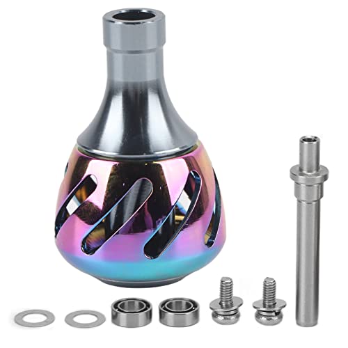 QANYEGN Fishing Reel Handle, Metal Power Knob Reel Handle, Reel Handle Knob, Fishing Handle Replacement Parts(Small)