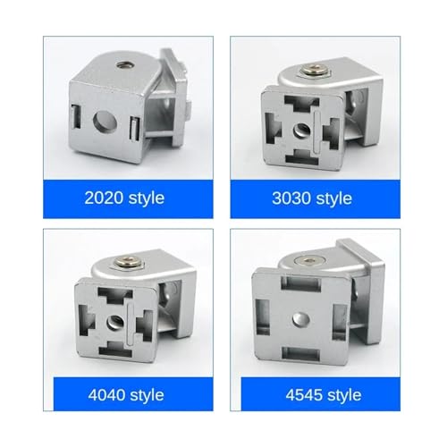 Charnière mobile 6060 pour modifier l'angle d'un cadre en aluminium - 2