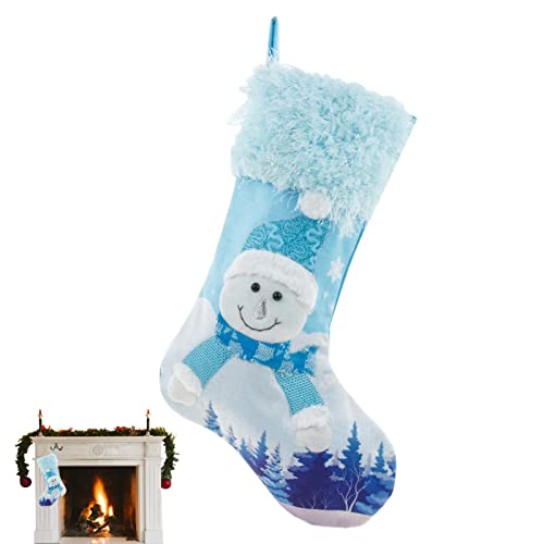 Qiyifang Calze di Natale con Babbo Natale - 45,7 c...