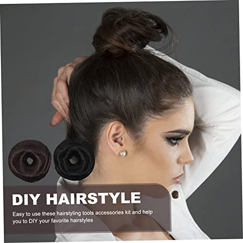 FOMIYES 2 Pçs Secador De Cabelo Conjunto De Scrunchie Ferramentas Flexíveis Perucas Rabo De Cavalo D
