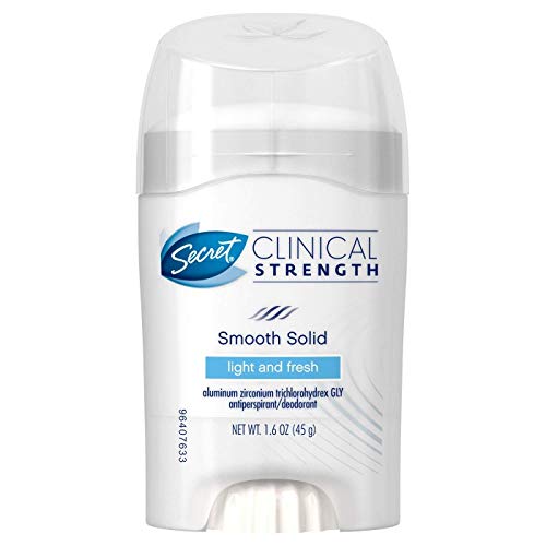 Secret Clinical Strength Anti-Perspirant Deodorant Soft Solid, Light & Fresh Scent 1.60 oz (Pack of 3)