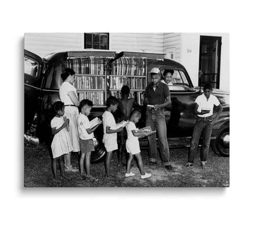 African American Children Photo Print,Black And White Picture,Vintage Black Family