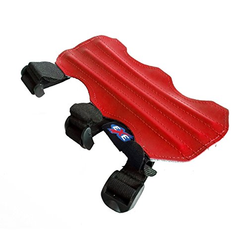 Area Shopping Parabrisas Corto de Vinilo para Tiro con Arco Accesorios Arcos Brazo Rojo