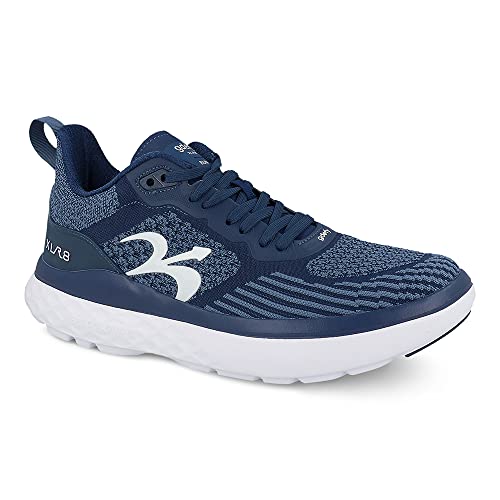 Gravity Defyer Men's G-Defy XLR8 Running Shoes 11 W US - VersoCloud Multi-Density Shock Absorbing Performance Long Distance Running Shoes Blue, White
