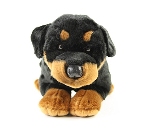 Kuscheltier Rottweiler Rob 45 cm liegend braun/schwarz Plüschhund Plüschrottweiler Uni-Toys