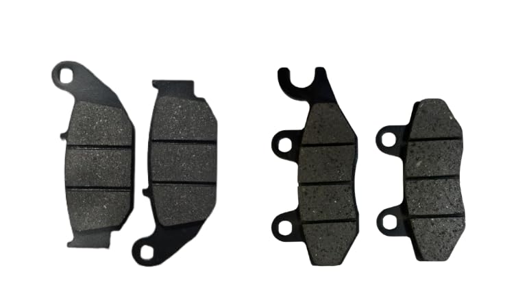 BON Metal Front & Rear Brake Pad Compatible with XPULSE | Superior Stopping Power and Performance Auto Part - BP0111 Combo