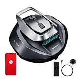 Robot Piscina Pooleco 10s, Robot Pulitore per Piscina Senza Fili 90min, Controllo Via Appl...
