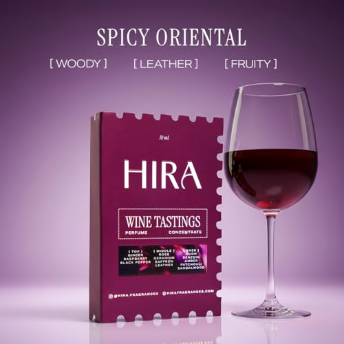 Image of HIRA Wine Tastings Perfume for Women 10 ml | Spicy Rose, Oudh & Amber Eau De Parfum for Romantic & Formal Occasions | Long Lasting Perfume for Woman | Skin Friendly | Gifts for Woman