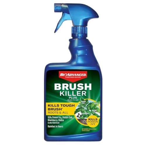 Image of BioAdvanced Brush Killer Plus Spray - Kills Poison Ivy - 24 oz Bottle | Ready-to-Spray
