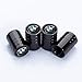 HEY KAULOR 5 Pcs Metal Car Wheel Tire Valve Stem Caps for BMW X1 X3 M3 M5 X1 X5 X6 Z4 3 5 7Series with Key Chain Logo Styling Decoration Accessories