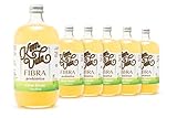 Komvida Kombucha Pack 6x750ml - Bebida Ecológica de Té fermentado, Probióticos Naturales, Sin Azúcares Añadidos - Sabor Fibra