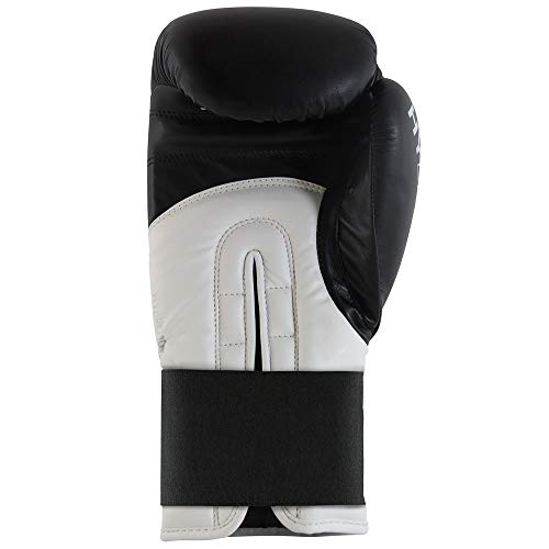 Adidas Unisex's Boxing Gloves Men Women Kids Sparring Training Hybrid 100 6Oz 8Oz 10Oz 12Oz 14Oz 16Oz, Black, 10 Oz #TOP2