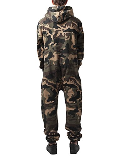 Urban Classics Camo Jumpsuit Tuta Uomo
