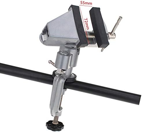 Bench Vise Tabletop Clamp Vice Tilts 360 Degree Rotating Electric Drill Stent Clip-on Universal Clamp Vice