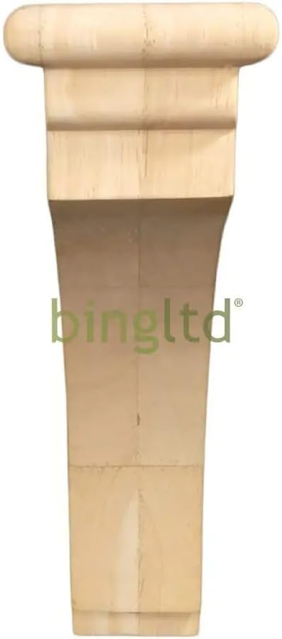 BingLTD - 12" Corbel Rustic Solid Hardwood Bracket Set of 4 (C8)