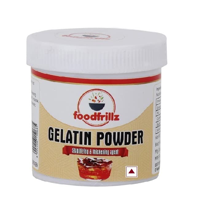 foodfrillz Gelatin Powder Crystals, 25 g Perfect for Jellies