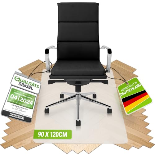 Kernburg Bodenschutzmatte für Bürostühle 90x120 cm...
