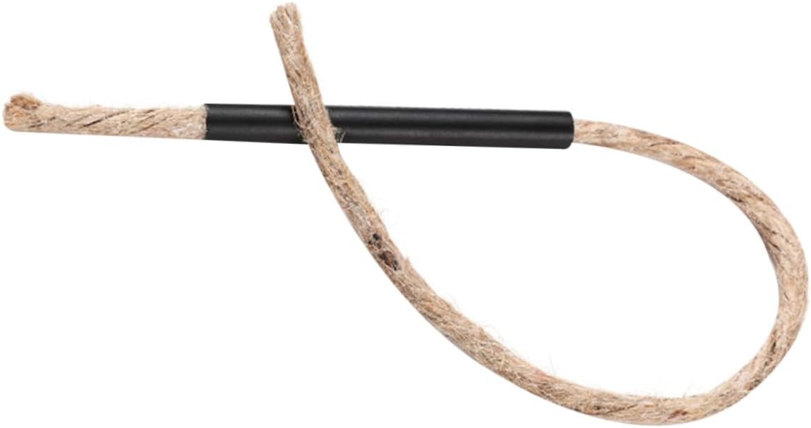 SUPVOX Outdoor Hemp Rope Wick Starter Camping Accessory Portable Campfire Stick Hemp Cord Wand for Grill