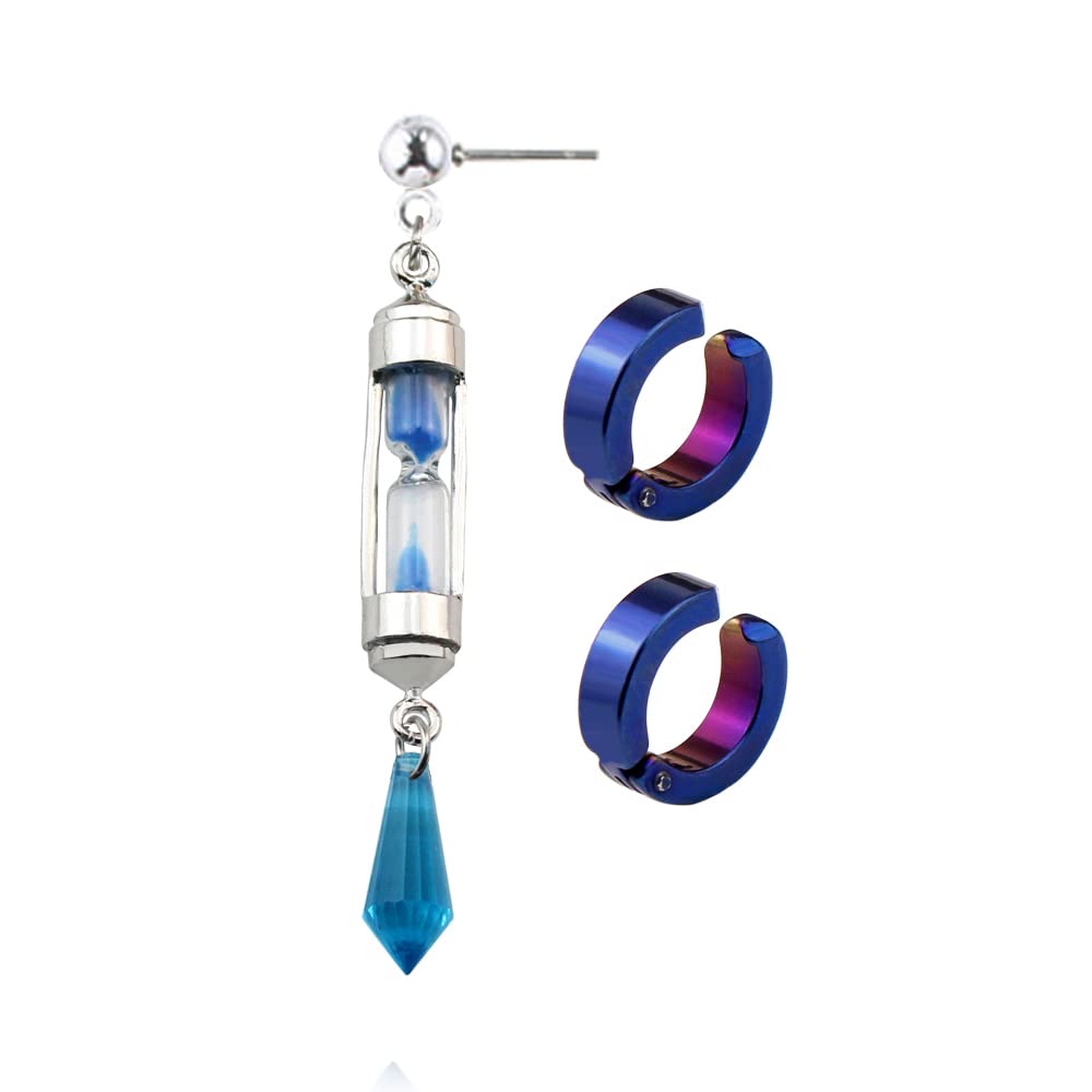 KANGSHUNThe Case Study of Vanitas Cosplay Earring,Anime Vanitas Cosplay Ear Clip for women (E244-2 AND E247)