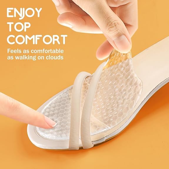 Image of ZAIWOO Metatarsal Pads for Women | Ball of Foot Cushions & High Heel Comfort Pads (1-Pair), Non-Slip Gel Inserts - Pocket-Size Trial Kit