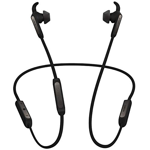 Jabra Elite 45e Wireless Earbuds, Copper Black – Alexa Enabled, Wireless Bluetooth Earbuds, Around-the-Neck Style with a Secure Fit and Superior Sound for Music and Calls, Long Battery Life