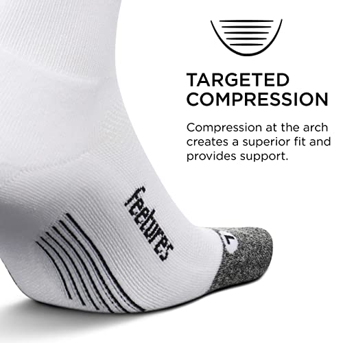 Feetures Elite Light Cushion Mini Crew Sock - Sport Sock with Targeted Compression2