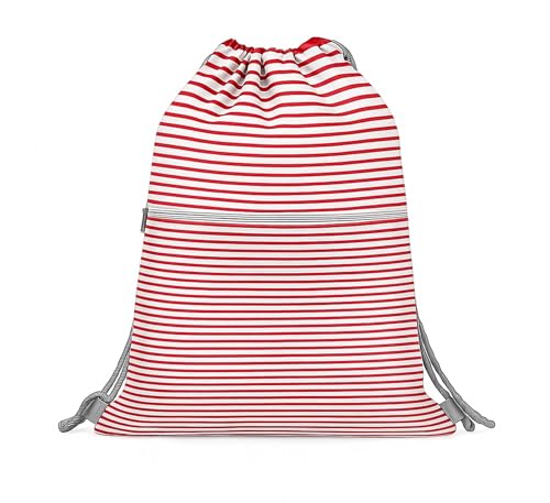Image of Lify Drawstring Backpack Water Resistant String Bag Sports Sackpack Gym Sack with Side Pocket for Men Women - 1Piece