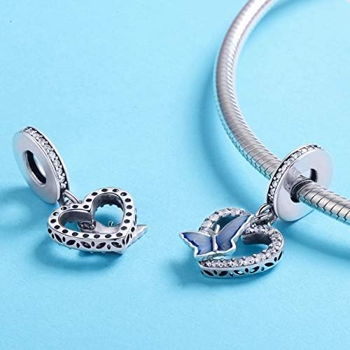Charm Devil's Eye,Crab Pendant,Love Cat,French fries dangle Charm 925 Sterling Silver Pendant Women's Necklace Bracelet DIY pendant Fit for European Bracelet - Image 4