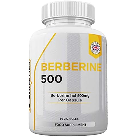 Berberine 500 I 60 high Strength Berberine HCL 500mg Capsules I Supports Healthy Blood Sugar Levels - UK Made Cover