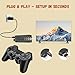 Wireless Retro Game Console, Retro Game Stick with Built-in 23 Emulators, 20,000+ Games, 4k Hdmi Output, and 2.4GHz Wireless Controller, Plug and Retro Play Video Games for Tv (64 GB)