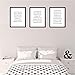 Andaz Press Black and White Christian Bible Verses Wall Art Decor, 8.5x11-inch, For God Did Not Send His Son to Condemn the World, 3-Pack, Biblical Quotes