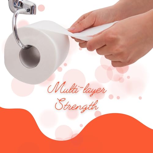 Image of Liora Toilet Paper Roll 10 in 1 3Ply, Total 10 Rolls, Soft tissues | Easy to use | All types of dispenser compatible