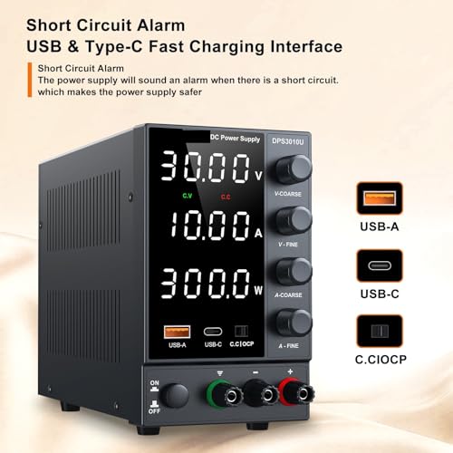 Alimentation CC 30V 5A réglable DPS305U avec banc réglage d'encodeur - 5