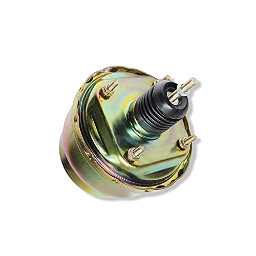 Demotor Performance Universal 7" Dual Diaphragm Zinc Brake Booster & Gm Corvette Style Cast Iron Master Cylinder #TOP4