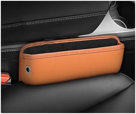 Car Seat Organizer Compatible with BMW X1-X7 1-7 Series I4 I5 I7 XM Ix2 Ix3 Ix Car Seat Gap Organizer Storage Box Leather