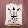 Percy-J Inspired Tote Bag This is My Dam Camp Half-Blood Bookish Gift Book Lover Shopping Bag (THIS IS MY DAM tote BAG 3uk) #4