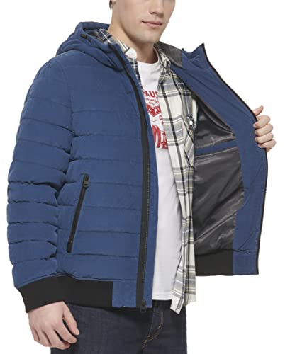 Image of Levi's Men's Hooded Quilted Heavyweight Bomber Jacket