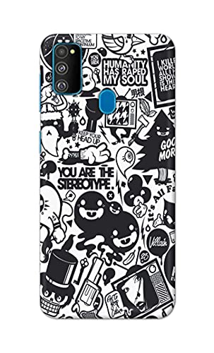 Image of Printed Hard Back Cover Case for Samsung Galaxy M30s Back Cover (Mixed Cartoon) -702
