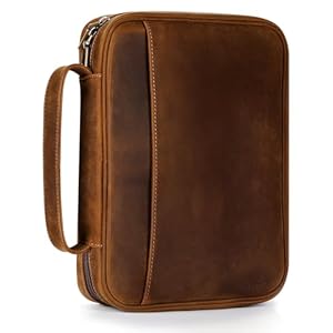 Carpetene SJB Bibelhülle aus echtem Leder