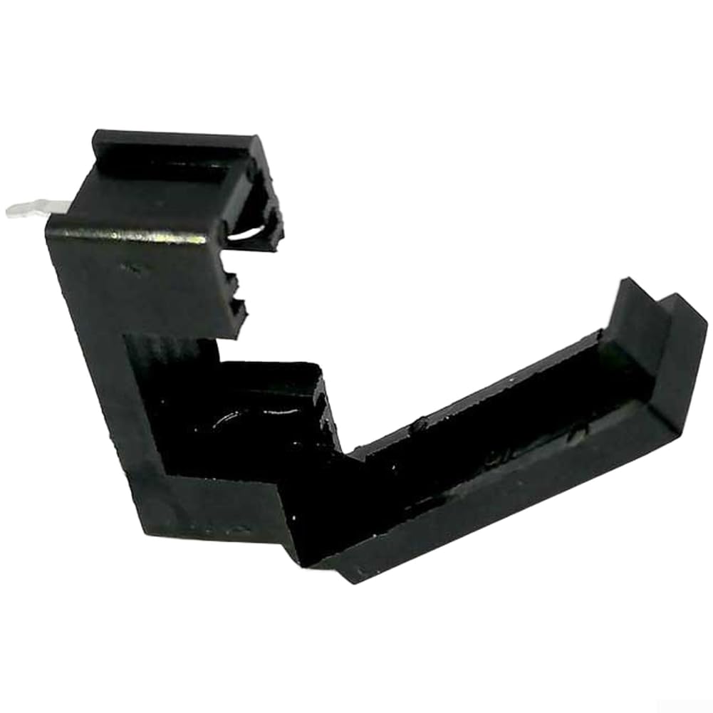 Portafusibili, 5 x 20 mm, resistente al calore, in nylon, nero